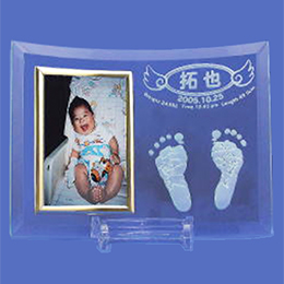 赤ちゃん手形・足形ガラスプレート
